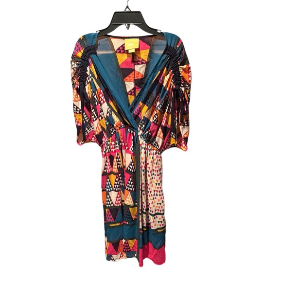 Anthropologie Maeve Geo Printed Tunic Dress or Cover Up Size 2 - Picture 1 of 6